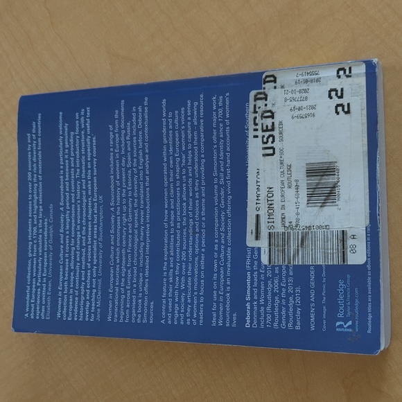 Women in European Culture and Society Textbook - Picture 2 of 4